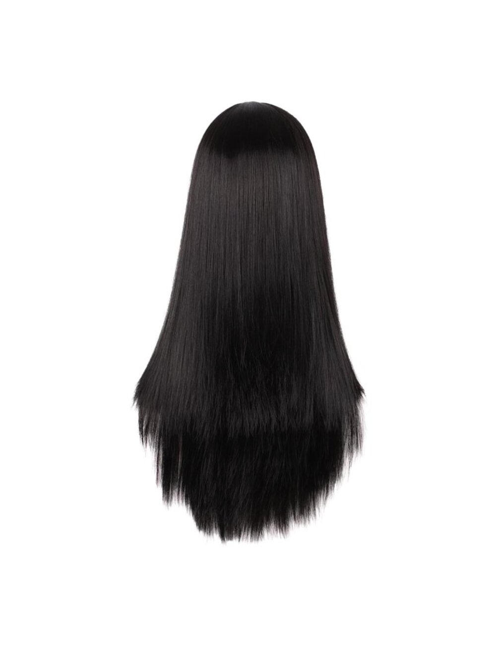 28 Inch Women's Black Special Natural Fashion Long Straight Synthetic Wigs - Picture 4 of 5